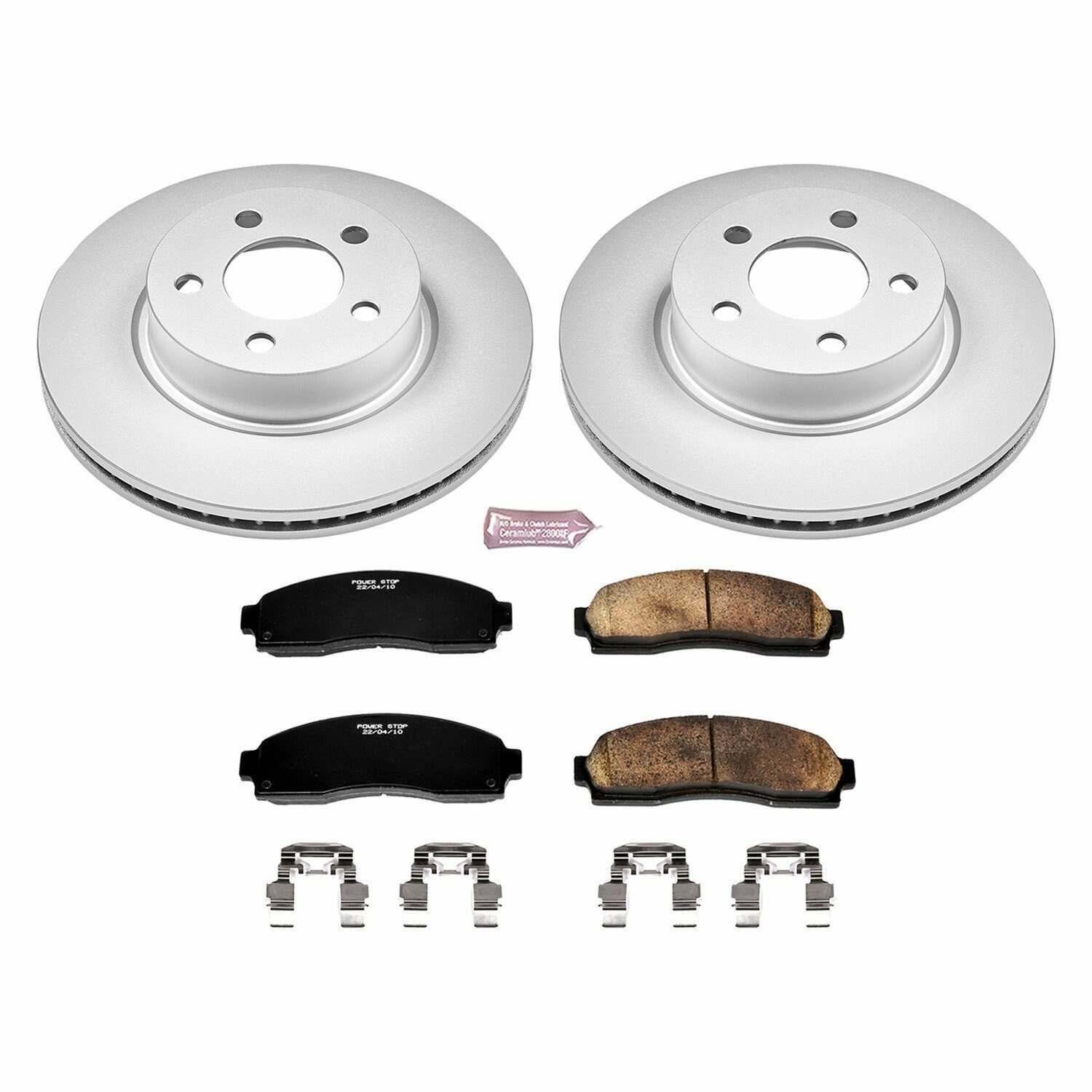 Power Stop 01-03 Ford Explorer Sport Front Z17 Evolution Geomet Coated Brake Kit - CRK1923