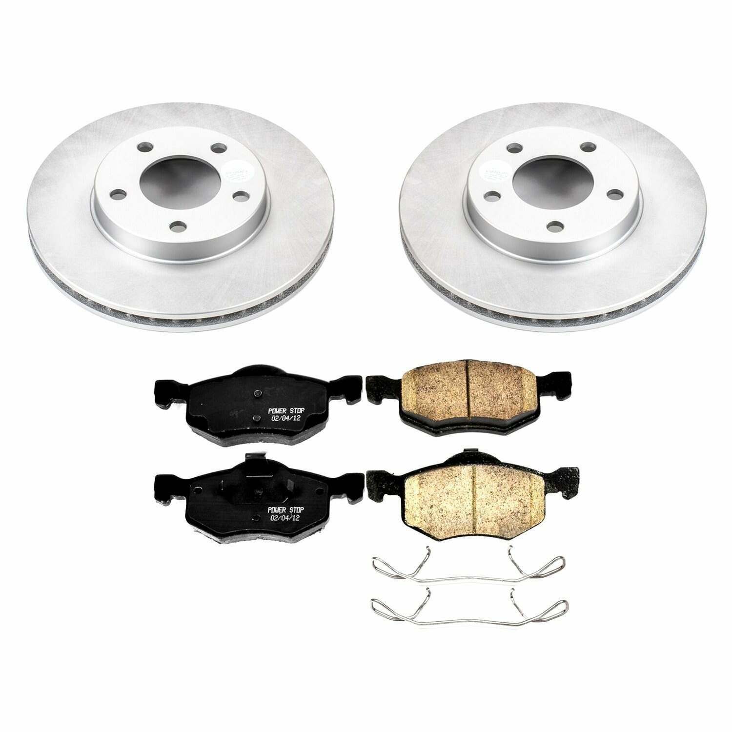 Power Stop 01-07 Ford Escape Front Z17 Evolution Geomet Coated Brake Kit - CRK1930