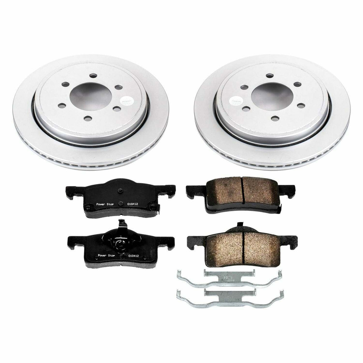 Power Stop 02-06 Ford Expedition Rear Z17 Evolution Geomet Coated Brake Kit - CRK1935