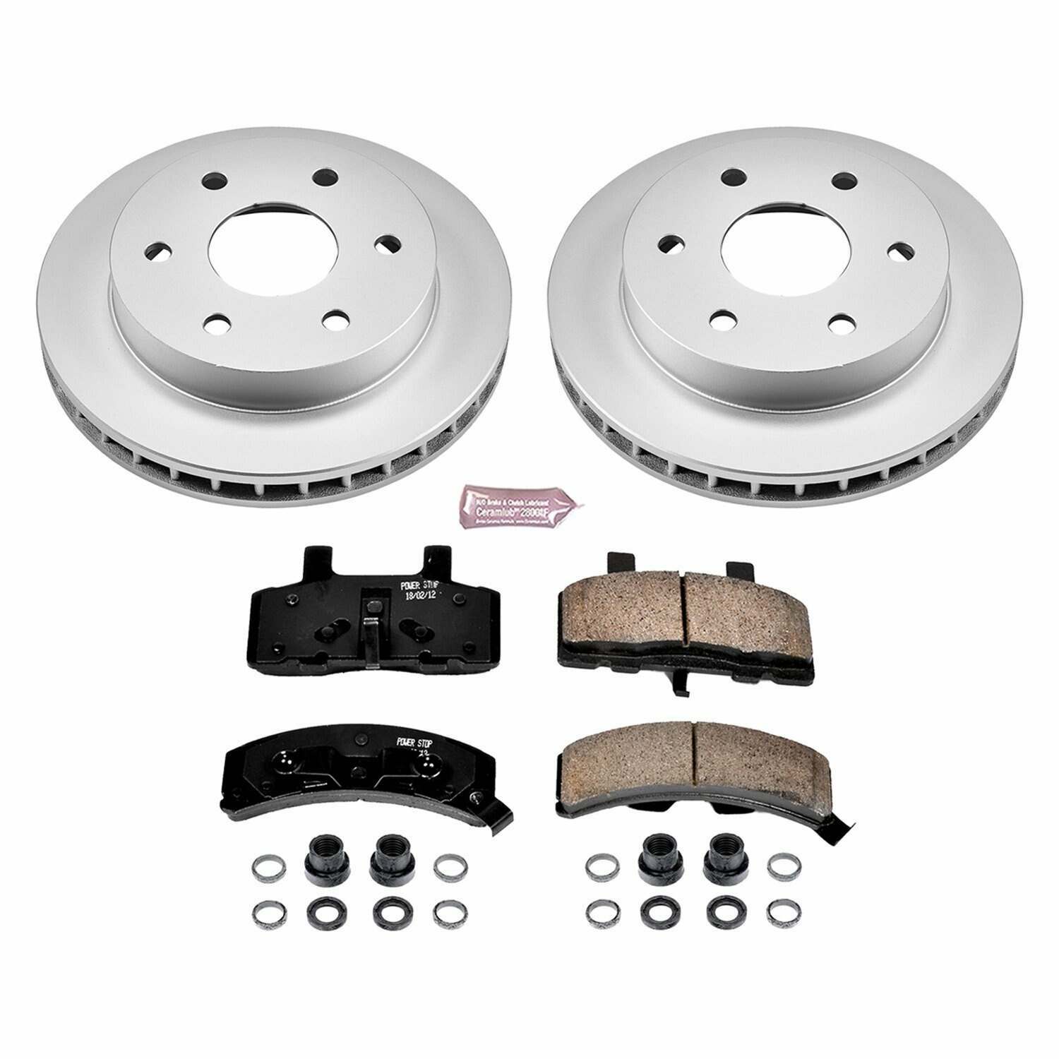 Power Stop 99-00 Cadillac Escalade Front Z17 Evolution Geomet Coated Brake Kit - CRK1970