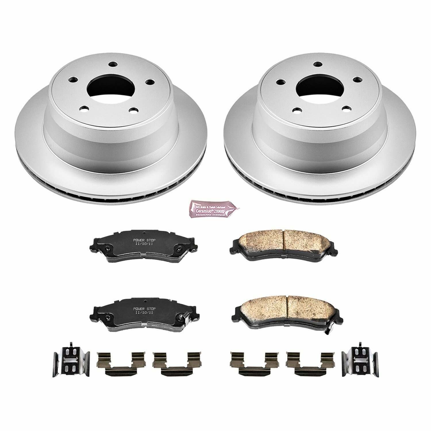 Power Stop 97-05 Chevrolet Blazer Rear Z17 Evolution Geomet Coated Brake Kit - CRK2003