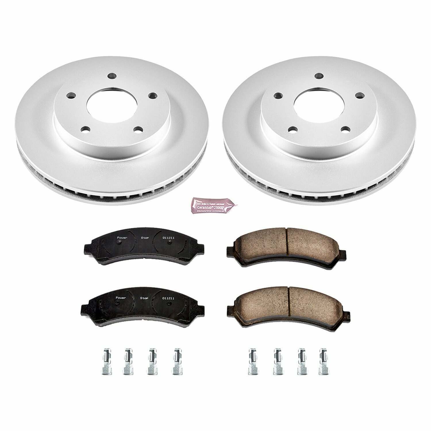 Power Stop 97-05 Chevrolet Blazer Front Z17 Evolution Geomet Coated Brake Kit - CRK2004