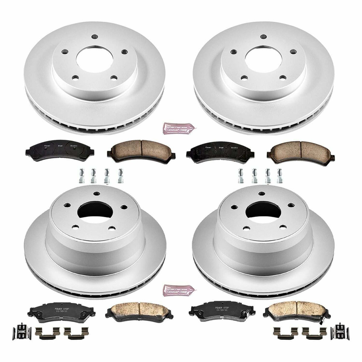 Power Stop 97-05 Chevrolet Blazer Front & Rear Z17 Evolution Geomet Coated Brake Kit - CRK2005
