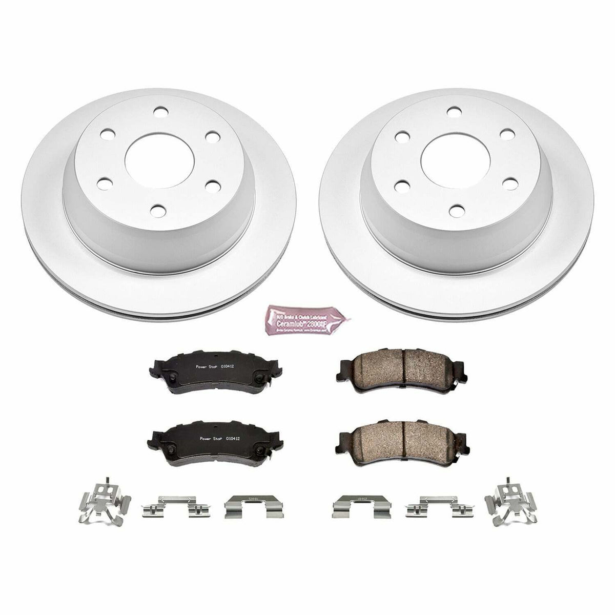 Power Stop 03-05 Chevrolet Astro Rear Z17 Evolution Geomet Coated Brake Kit - CRK2018