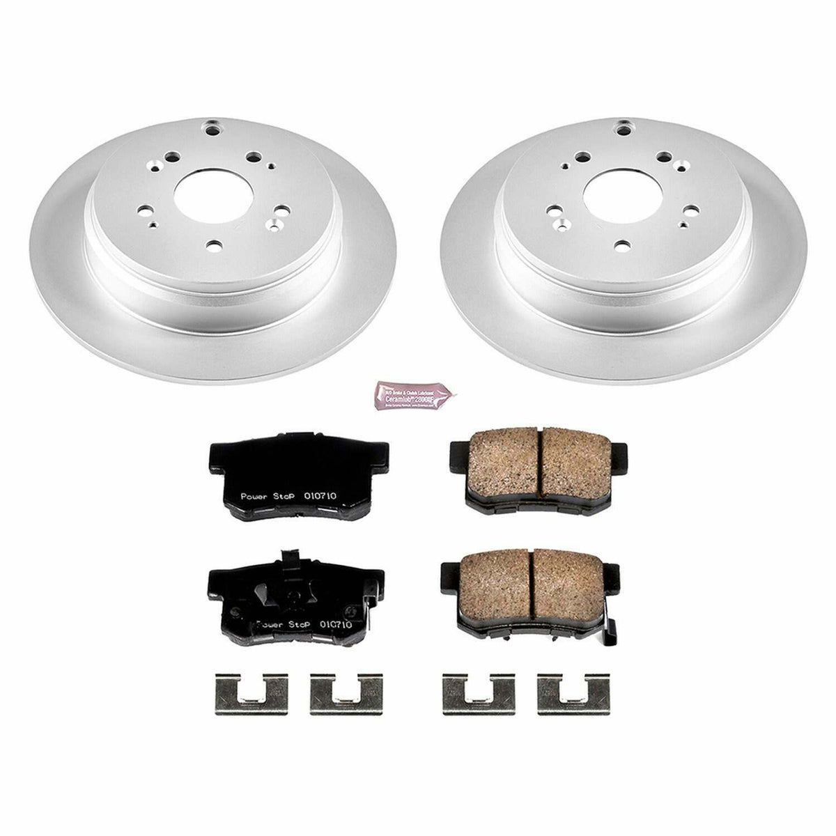 Power Stop 10-18 Acura RDX Rear Z17 Evolution Geomet Coated Brake Kit - CRK206