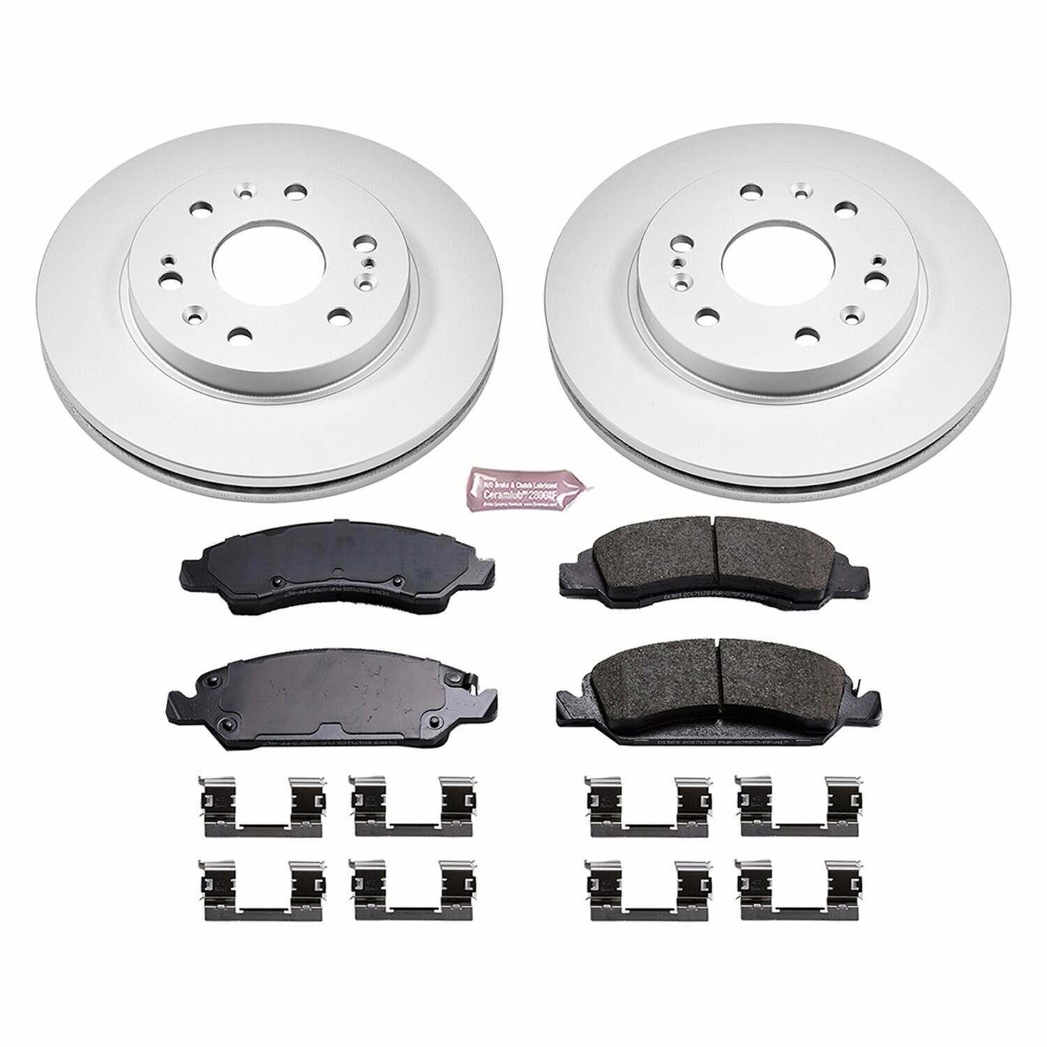 Power Stop 08-19 Cadillac Escalade Front Z17 Evolution Geomet Coated Brake Kit - CRK2069