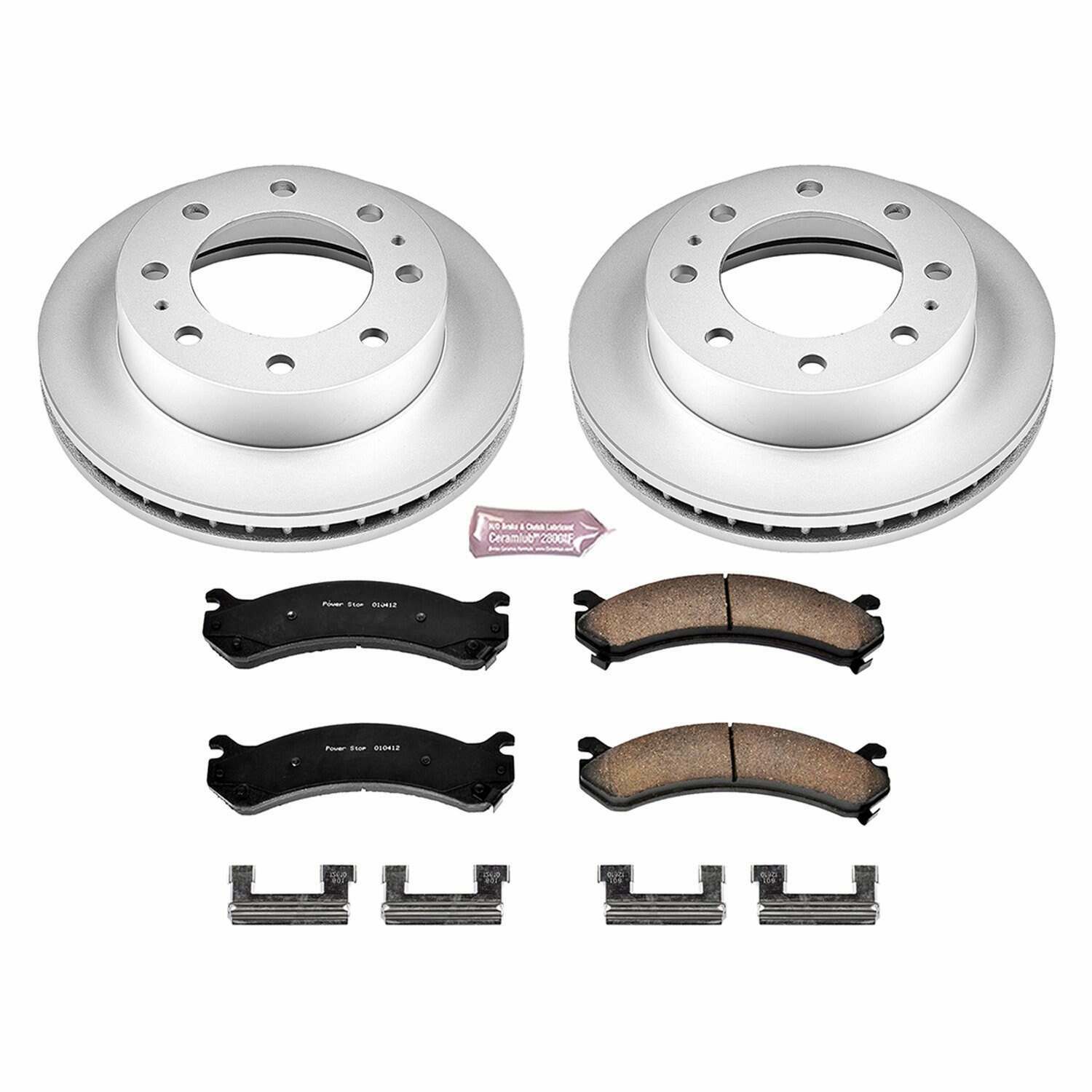 Power Stop 02-04 Chevrolet Avalanche 2500 Front Z17 Evolution Geomet Coated Brake Kit - CRK2071