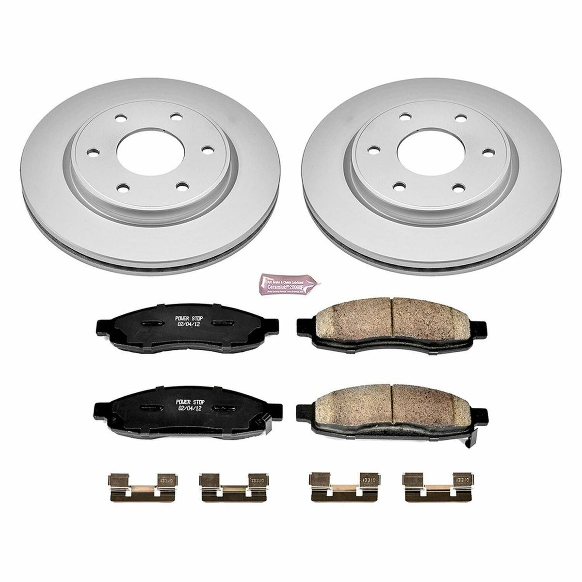 Power Stop 05-07 Infiniti QX56 Front Z17 Evolution Geomet Coated Brake Kit - CRK211