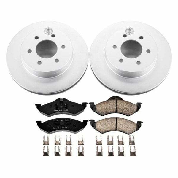 Power Stop 00-02 Dodge Dakota Front Z17 Evolution Geomet Coated Brake Kit - CRK2139