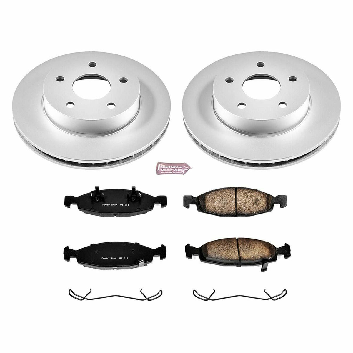 Power Stop 99-02 Jeep Grand Cherokee Front Z17 Evolution Geomet Coated Brake Kit - CRK2147