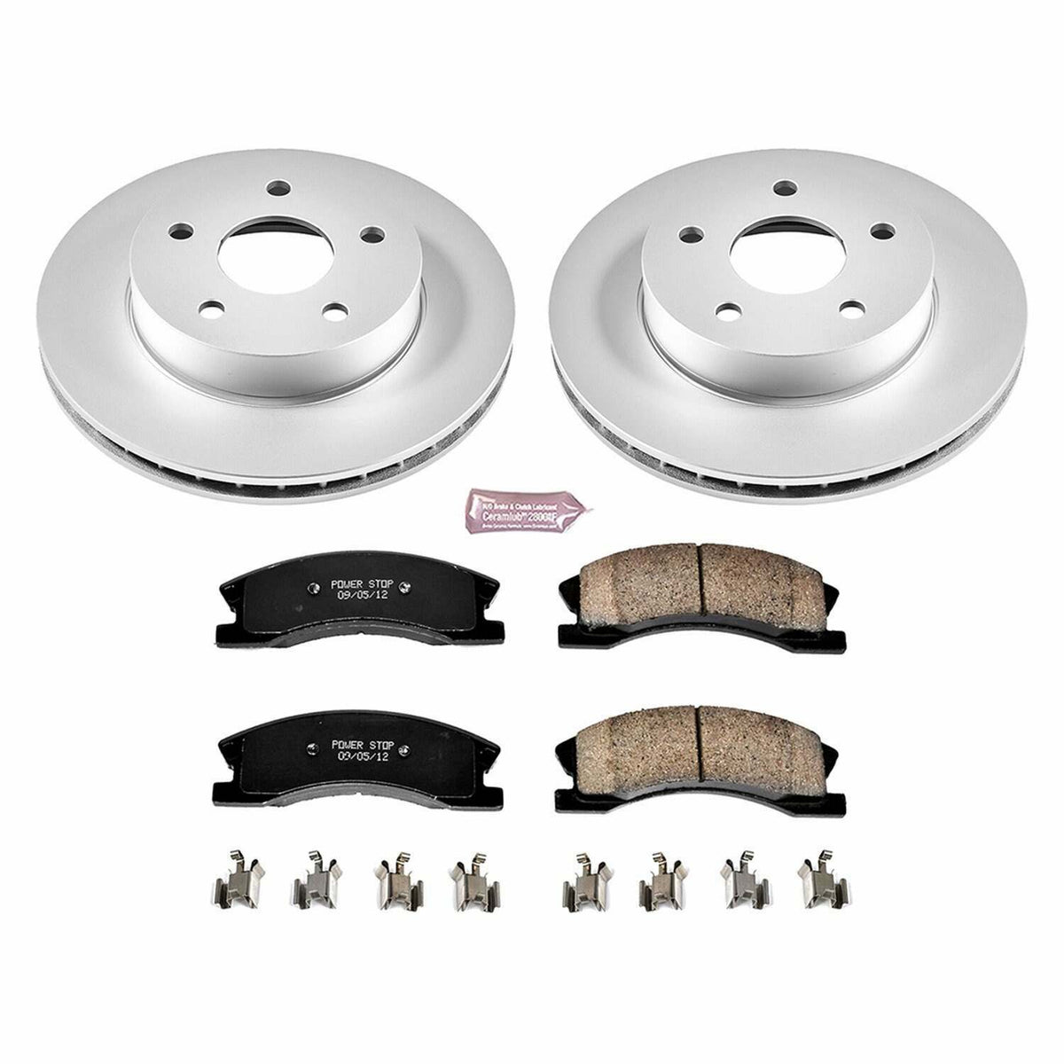 Power Stop 99-04 Jeep Grand Cherokee Front Z17 Evolution Geomet Coated Brake Kit - CRK2149