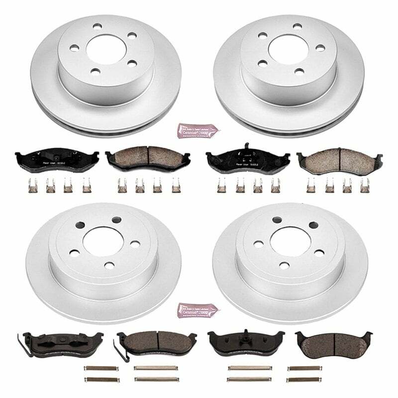 Power Stop 03-06 Jeep Wrangler Front & Rear Z17 Evolution Geomet Coated Brake Kit - CRK2154