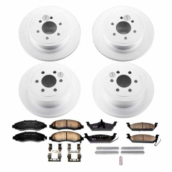 Power Stop 03-04 Dodge Dakota Front & Rear Z17 Evolution Geomet Coated Brake Kit - CRK2188