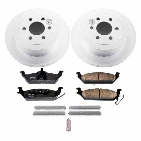 Power Stop 03-04 Dodge Dakota Rear Z17 Evolution Geomet Coated Brake Kit - CRK2192