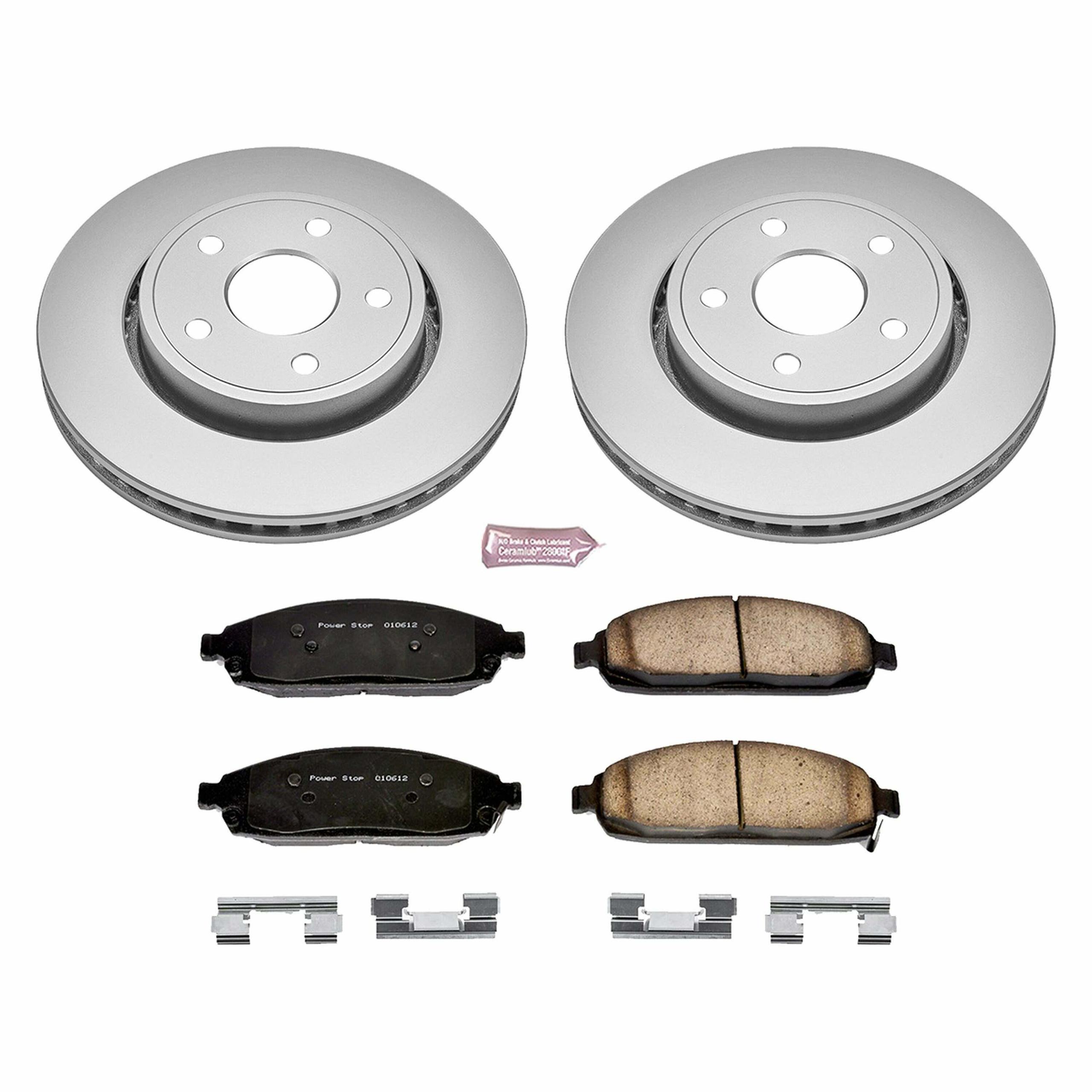 Power Stop 06-10 Jeep Commander Front Z17 Evolution Geomet Coated Brake Kit - CRK2219
