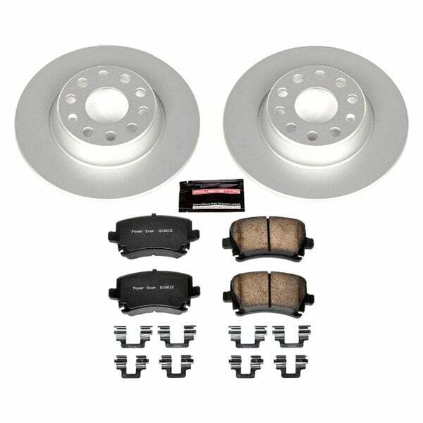 Power Stop 06-09 Audi A3 Rear Z23 Evolution Sport Coated Brake Kit - CRK2261