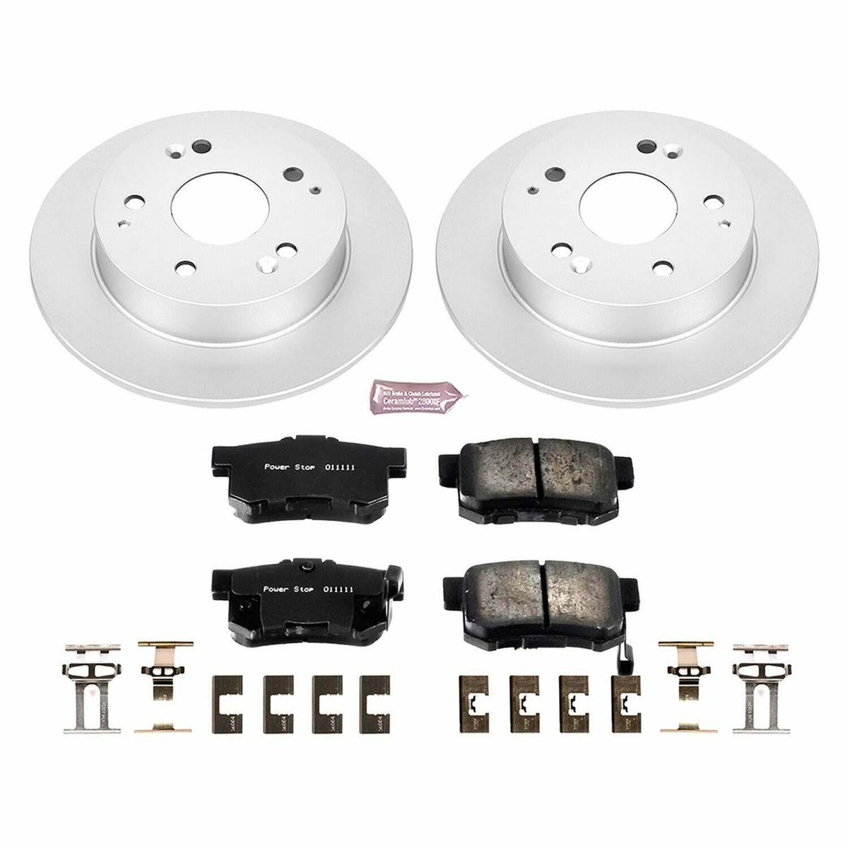 Power Stop 97-01 Acura Integra Rear Z17 Evolution Geomet Coated Brake Kit - CRK2270