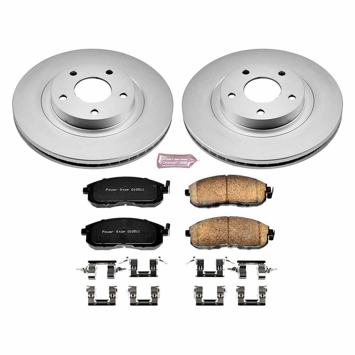 Power Stop 02-04 Infiniti I35 Front Z17 Evolution Geomet Coated Brake Kit - CRK2282