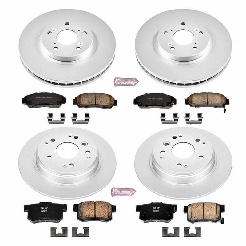 Power Stop 04-08 Acura TL Front & Rear Z17 Evolution Geomet Coated Brake Kit - CRK2298