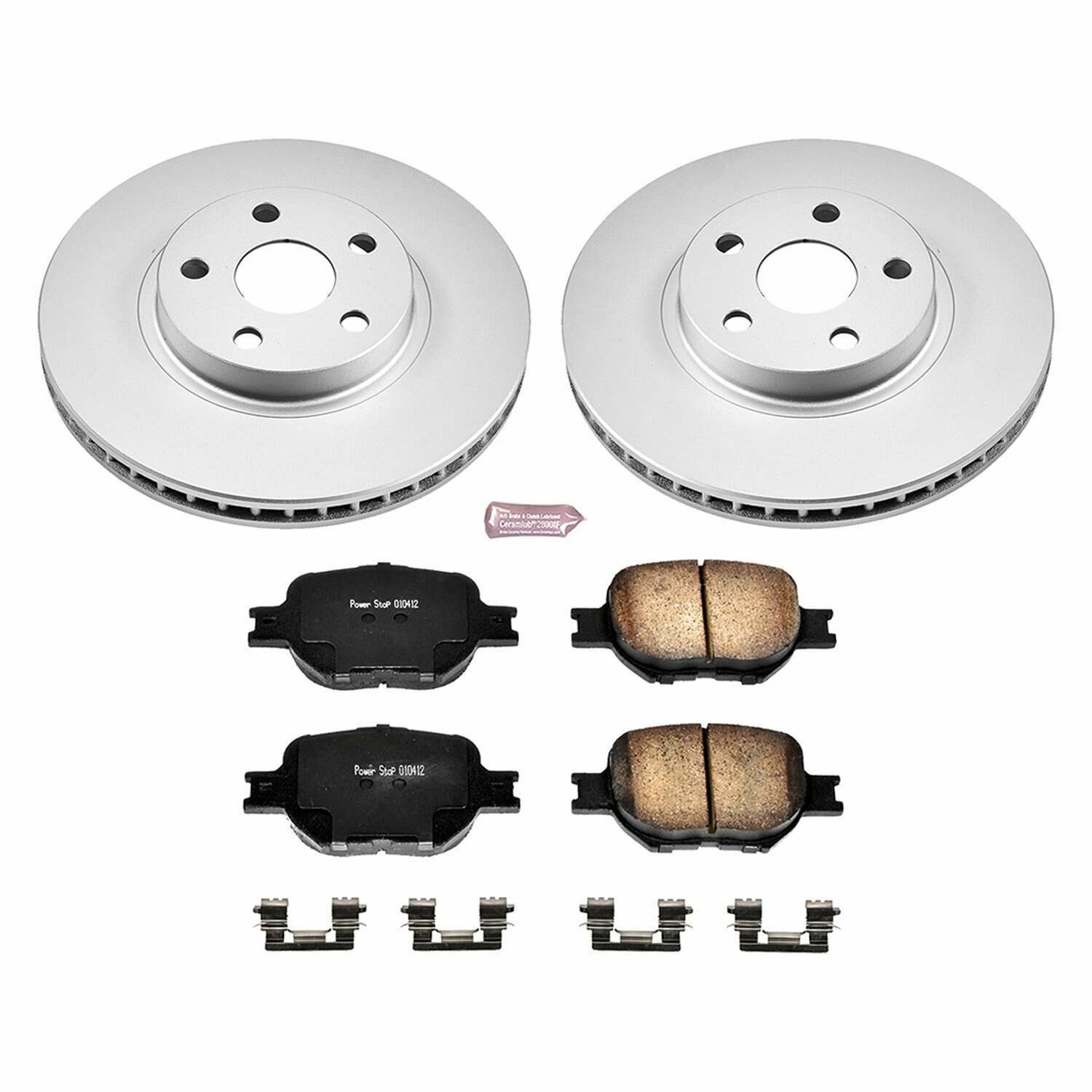 Power Stop 05-10 Scion tC Front Z17 Evolution Geomet Coated Brake Kit - CRK2313