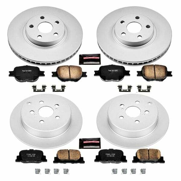 Power Stop 05-10 Scion tC Front & Rear Z17 Evolution Geomet Coated Brake Kit - CRK2315