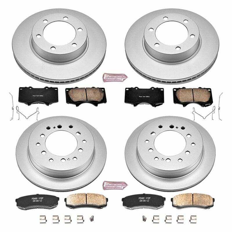 Power Stop 01-07 Toyota Sequoia Front & Rear Z17 Evolution Geomet Coated Brake Kit - CRK2325