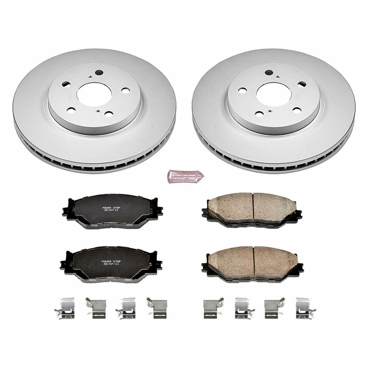 Power Stop 06-15 Lexus IS250 Front Z17 Evolution Geomet Coated Brake Kit - CRK2406