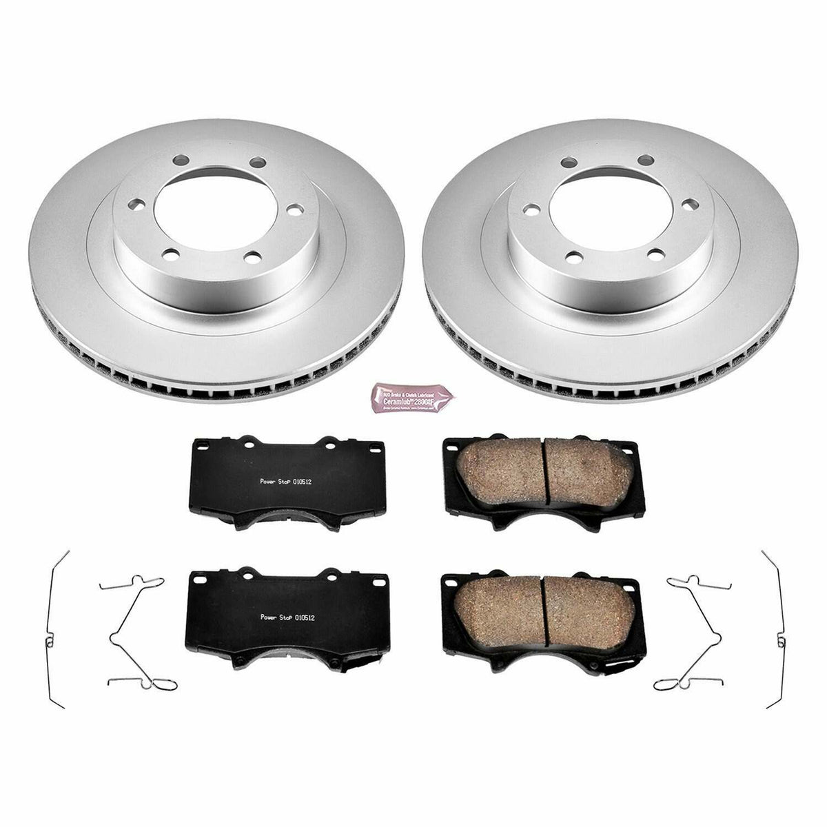Power Stop 03-09 Lexus GX470 Front Z17 Evolution Geomet Coated Brake Kit - CRK2421