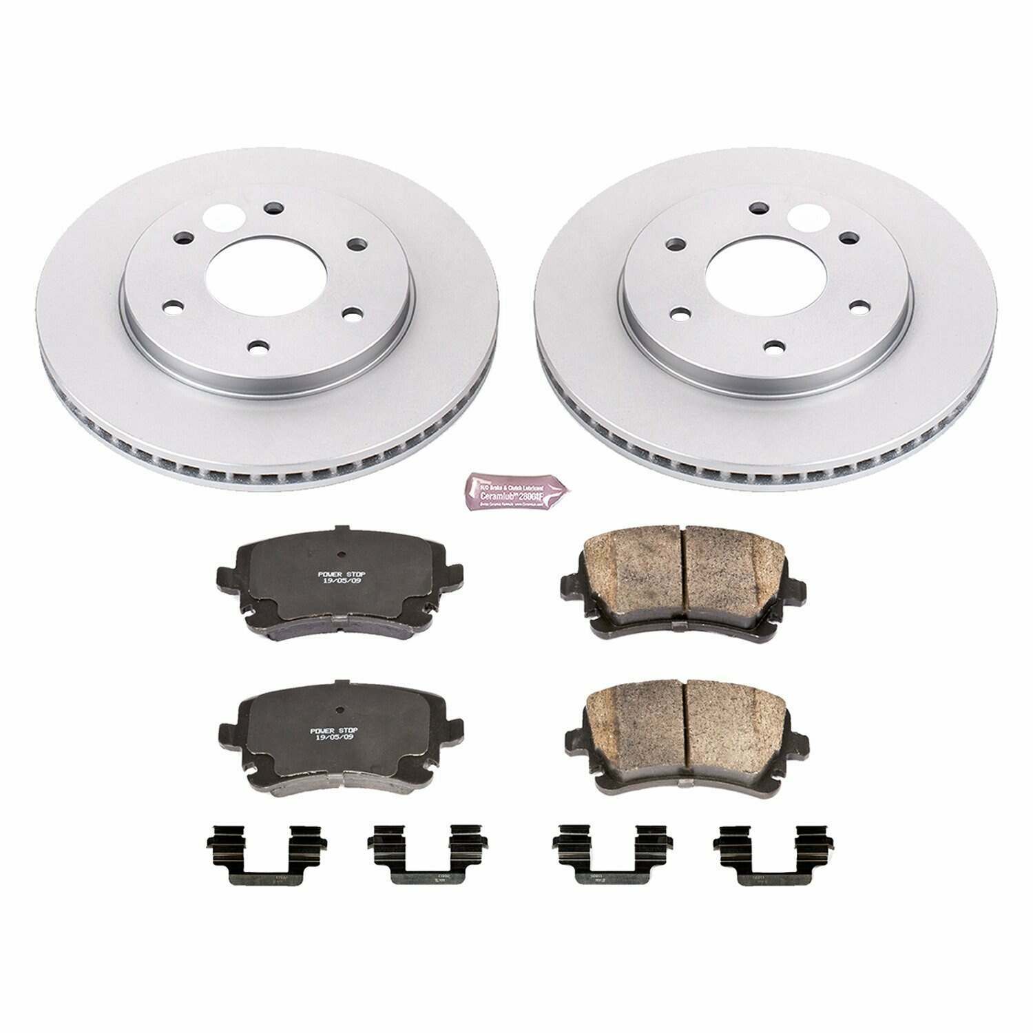 Power Stop 04-05 Infiniti QX56 Front Z17 Evolution Geomet Coated Brake Kit - CRK2442