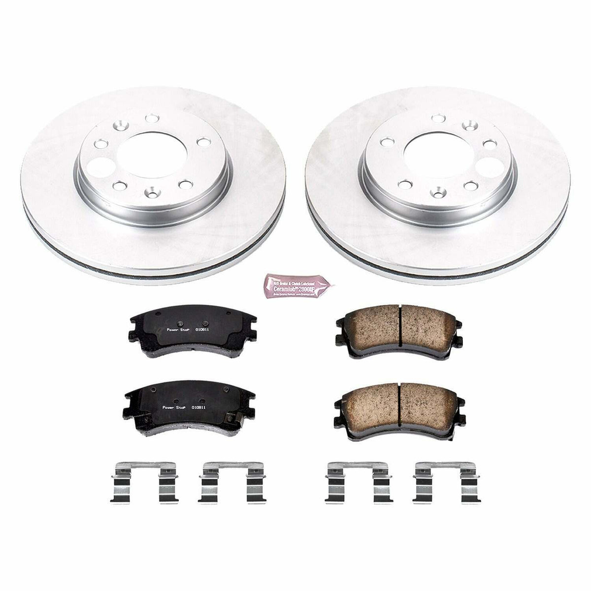 Power Stop 03-05 Mazda 6 Front Z17 Evolution Geomet Coated Brake Kit - CRK2448