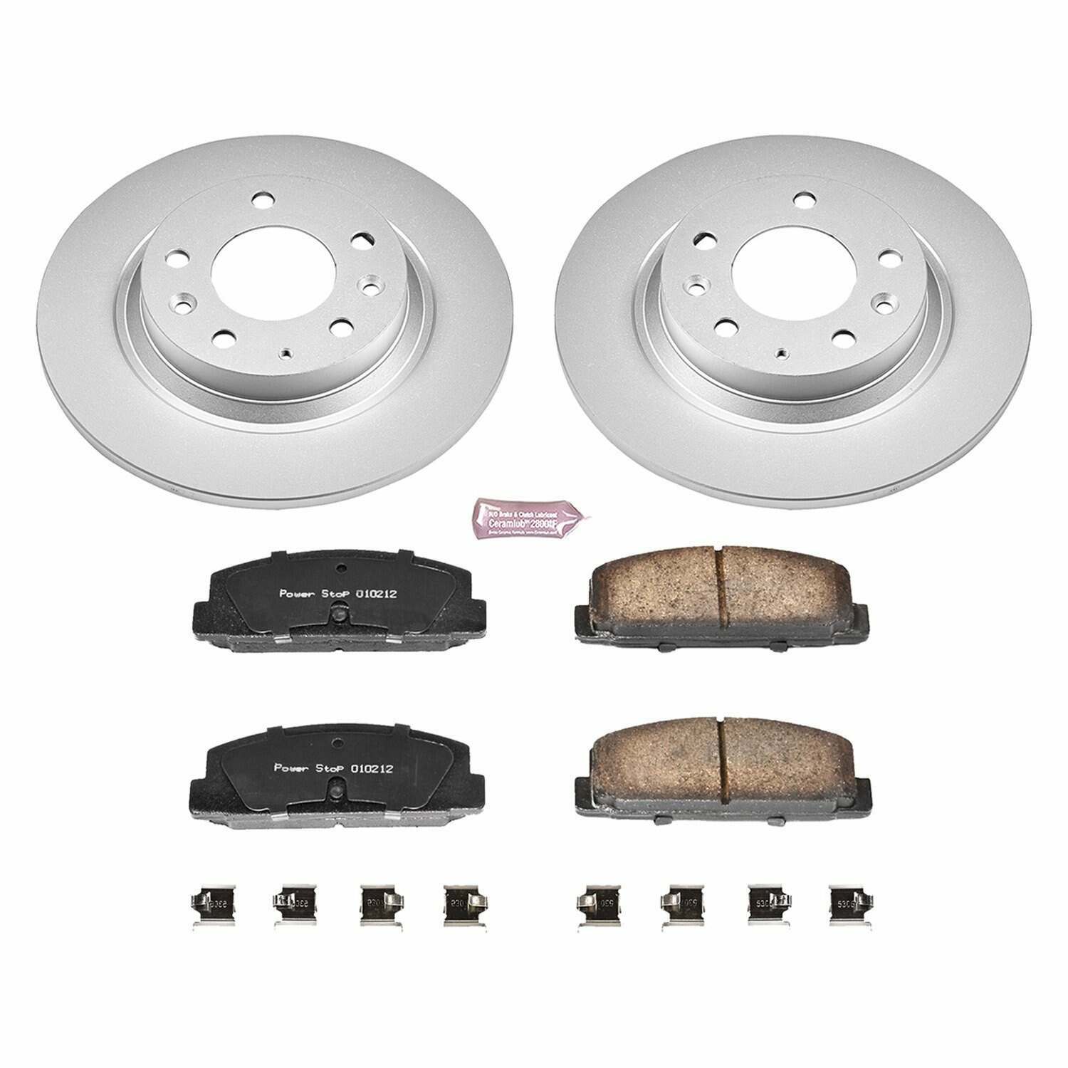 Power Stop 03-05 Mazda 6 Rear Z17 Evolution Geomet Coated Brake Kit - CRK2452