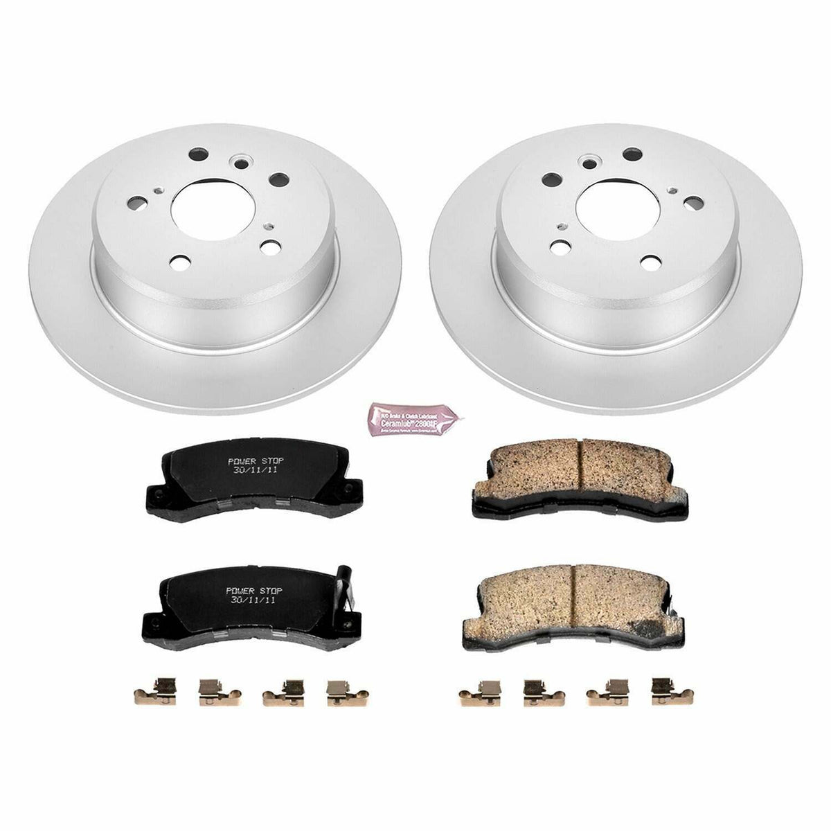 Power Stop 92-96 Lexus ES300 Rear Z17 Evolution Geomet Coated Brake Kit - CRK2564
