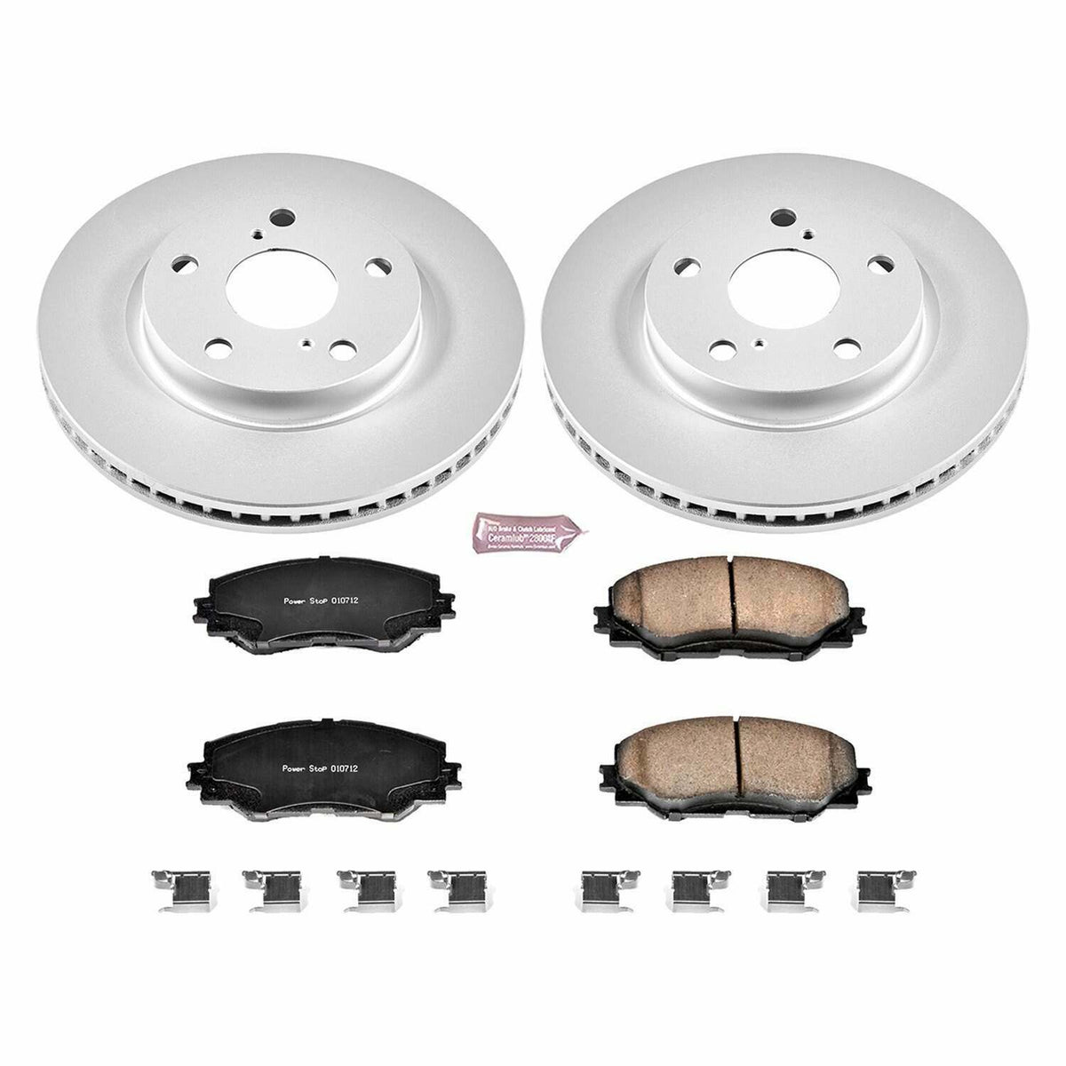 Power Stop 10-12 Lexus HS250h Front Z17 Evolution Geomet Coated Brake Kit - CRK258