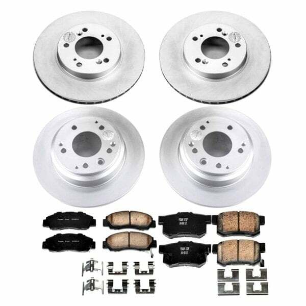 Power Stop 91-95 Acura Legend Front & Rear Z17 Evolution Geomet Coated Brake Kit - CRK2717