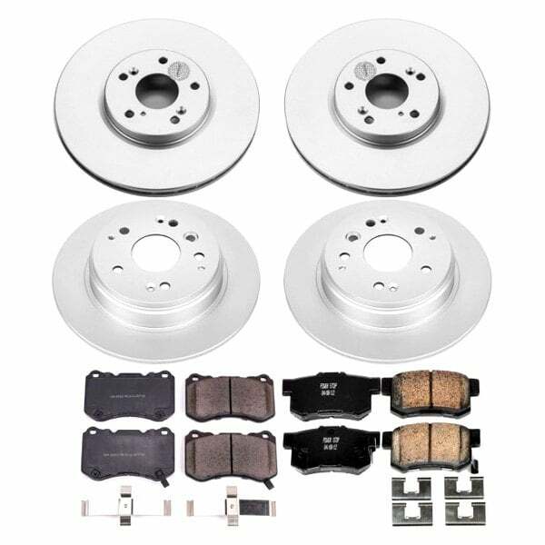 Power Stop 04-08 Acura TL Front & Rear Z17 Evolution Geomet Coated Brake Kit - CRK2718