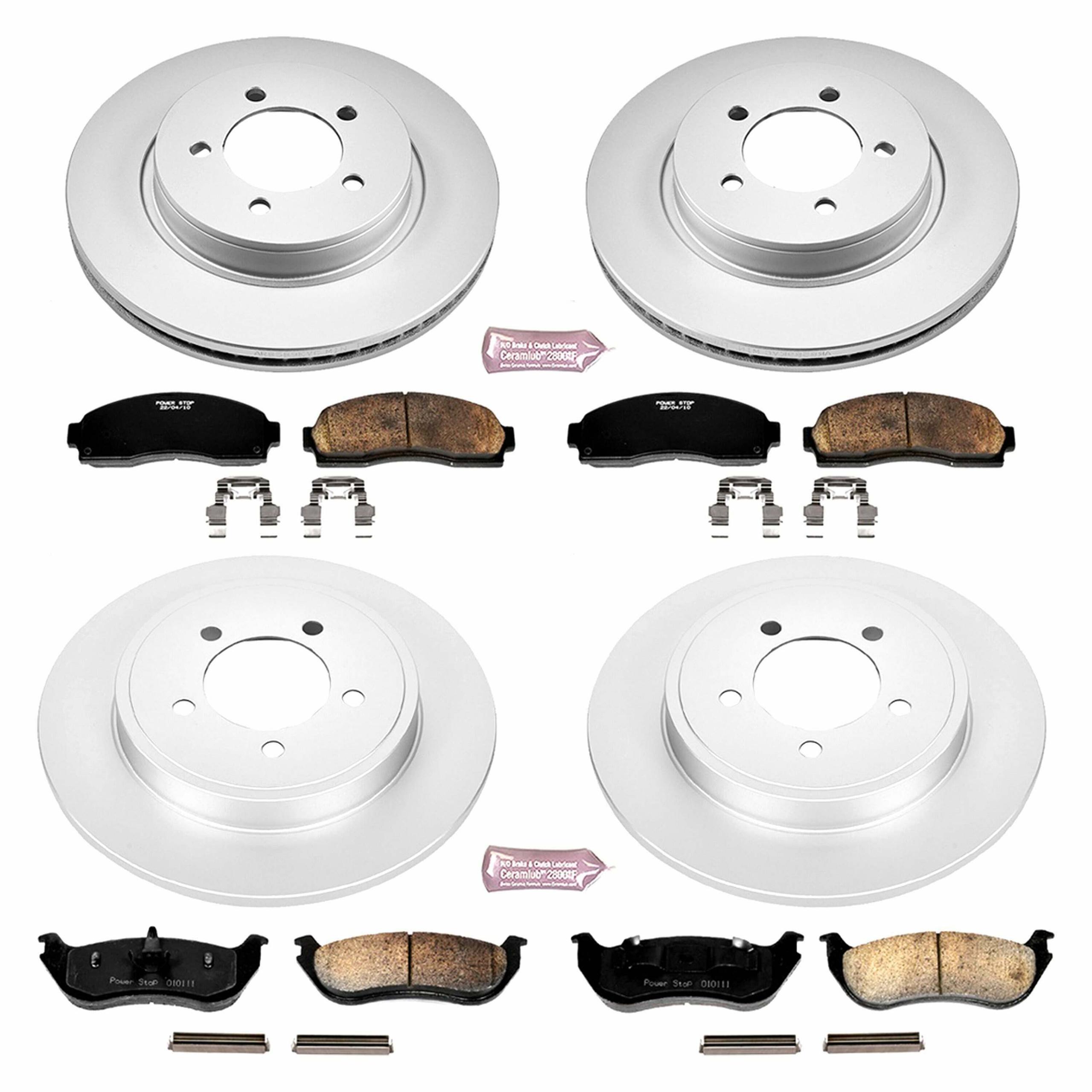 Power Stop 02-05 Ford Explorer Front & Rear Z17 Evolution Geomet Coated Brake Kit - CRK2722