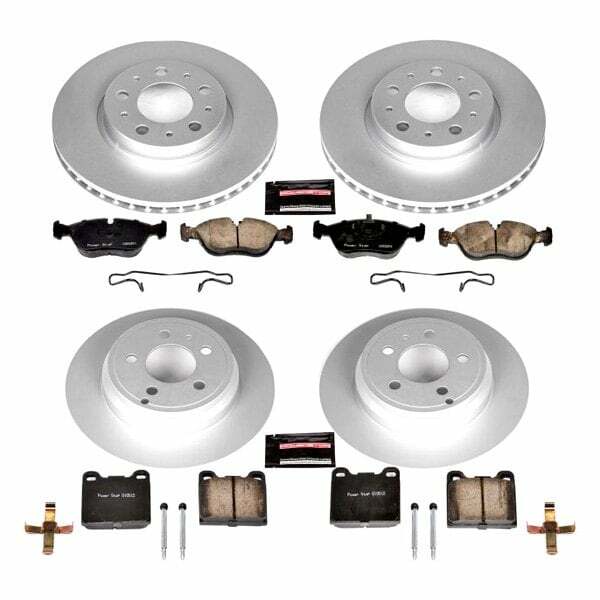 Power Stop 94-97 Volvo 850 Front & Rear Z23 Evolution Sport Coated Brake Kit - CRK2728
