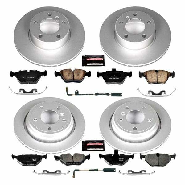 Power Stop 01-03 BMW 525i Front & Rear Z23 Evolution Sport Coated Brake Kit - CRK2746