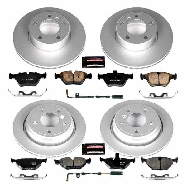 Power Stop 01-03 BMW 525i Front & Rear Z23 Evolution Sport Coated Brake Kit - CRK2747