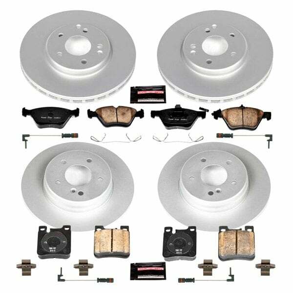 Power Stop 98-99 Mercedes-Benz CLK320 Front & Rear Z23 Evolution Sport Coated Brake Kit - CRK2785