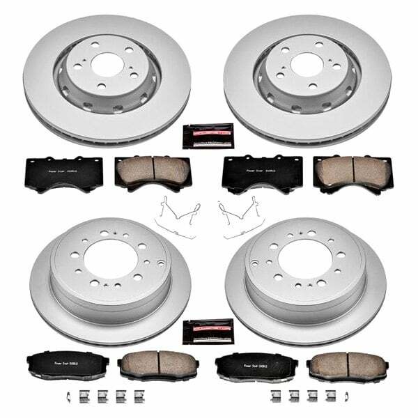 Power Stop 16-18 Lexus LX570 Front & Rear Z17 Evolution Geomet Coated Brake Kit - CRK2813