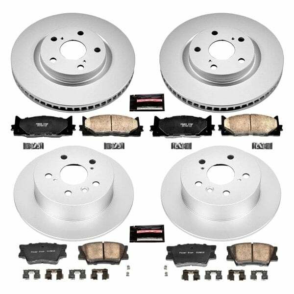 Power Stop 07-12 Lexus ES350 Front & Rear Z17 Evolution Geomet Coated Brake Kit - CRK2822