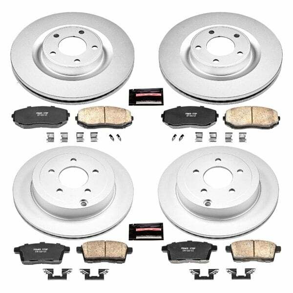 Power Stop 07-10 Ford Edge Front & Rear Z17 Evolution Geomet Coated Brake Kit - CRK2829