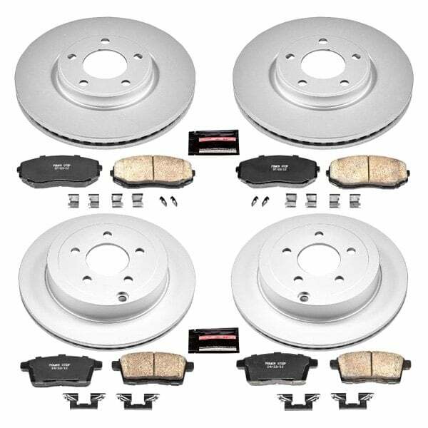 Power Stop 07-09 Ford Edge Front & Rear Z17 Evolution Geomet Coated Brake Kit - CRK2830