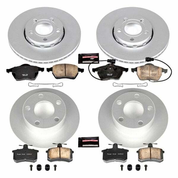 Power Stop 95-97 Audi A6 Front & Rear Z23 Evolution Sport Coated Brake Kit - CRK2844