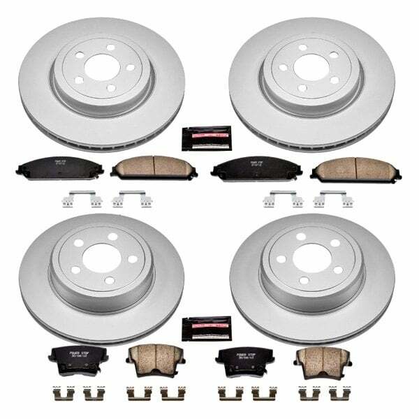 Power Stop 05-18 Chrysler 300 Front & Rear Z17 Evolution Geomet Coated Brake Kit - CRK2853