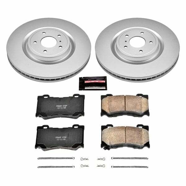 Power Stop 09-13 Infiniti FX50 Front Z17 Evolution Geomet Coated Brake Kit - CRK2915