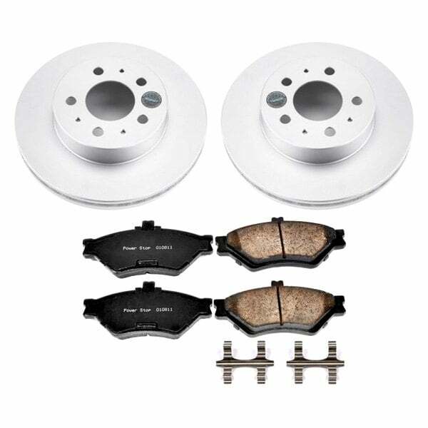 Power Stop 95-97 Ford Crown Victoria Front Z17 Evolution Geomet Coated Brake Kit - CRK2917