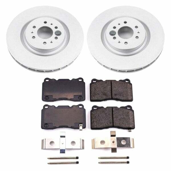 Power Stop 04-07 Cadillac CTS Front Z17 Evolution Geomet Coated Brake Kit - CRK2944