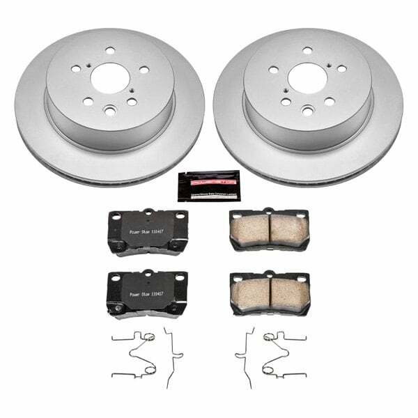 Power Stop 2006 Lexus GS300 Rear Z17 Evolution Geomet Coated Brake Kit - CRK2977